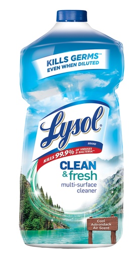 [12320] Lysol Clean and Fresh Cool Adirondack Air Scent Multi-Purpose Cleaner 40 Oz 1 Pk