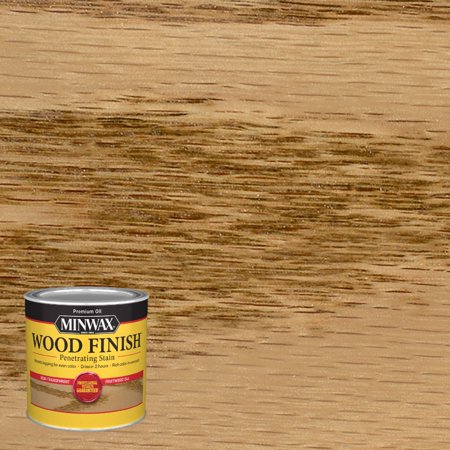 [12386] Minwax Wood Finish Semi-Transparent Fruitwood Oil-Based Penetrating Wood Stain 1/2 Pt