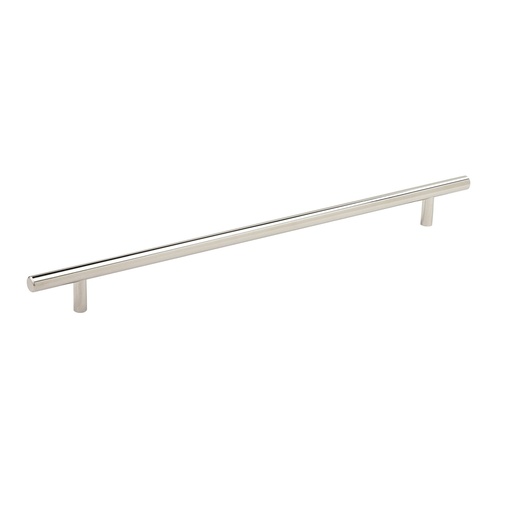 [13350674] Amerock BP19014 Bar Pulls 12-5/8 Inch Center to Center Bar Cabinet Pull Polished Nickel Cabinet Hardware Pulls Bar