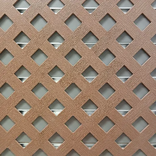 [140001246] PANEL LAT. PRIV. 4X8 REDWOOD
