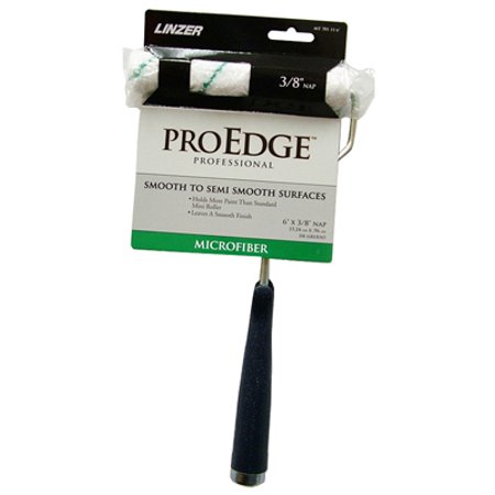 [1459726] Linzer Pro Edge 6 in. W Mini Paint Roller Frame and Cover Threaded End