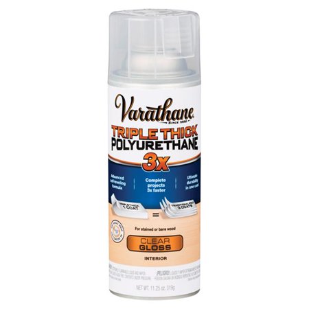 [1694637] Varathane Triple Thick Transparent Clear Gloss Polyurethane 11.25 Oz.