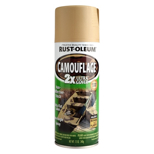 [1864495] Rust-Oleum Specialty Ultra Flat Sand Camouflage Spray Paint 12 Oz