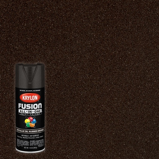[1909654] Krylon Fusion AllInOne Metallic Oil Rubbed Bronze 2771 Metallic Oil Rubbed 12 Oz