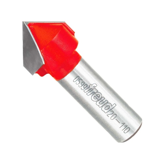 [20110F] Freud 7/8 in. (Dia.) V Grooving Bit with 1/2 in. Shank - 20-110