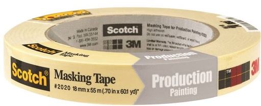 [2020-18A] 3M MASKING TAPE .70X60YD GP