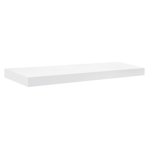 [20501] BIG BOY 35.4 in. X 9.8 in. X 2 in. White MDF Floating Decorative Wall Shelf with Brackets