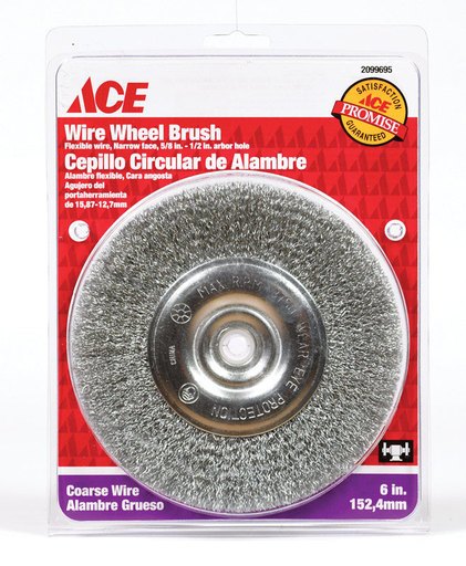 [2099695] ACE BRUSH WHEEL COARSE6"