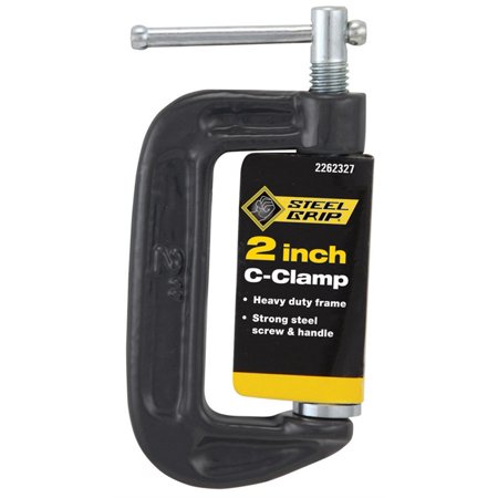 [2262327] Steel Grip 2 in. X 1 in. D Adjustable C-Clamp 1 Lb 1 Pc