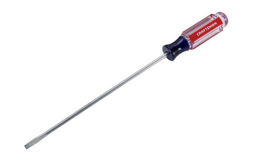 [2298727] Craftsman 3/16 in. X 8 in. L Slotted Cabinet Screwdriver 1 Pc