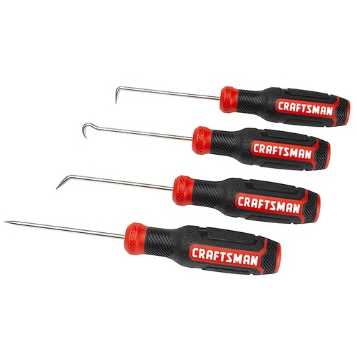 [2299204] Craftsman 1-1/2 in. Steel Hook and Pick Set 4 Pc