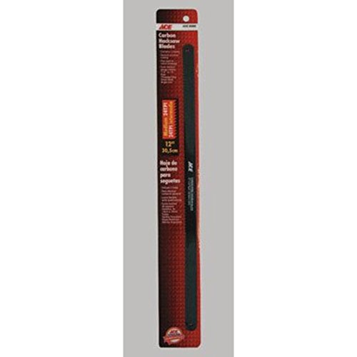 [25995] Ace 12 in. Carbon Steel Hacksaw Blade 24 TPI 2 Pk
