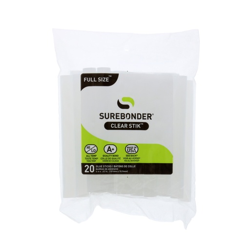 [2806370] GLUE STICK .43" CLR 20PK