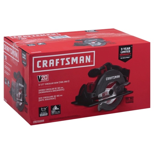 [2834398] Craftsman V20 6-1/2 in. Cordless Brushed Circular Saw Tool Only