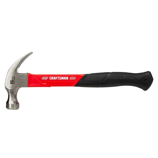 [2835460] Craftsman 16 Oz Smooth Face General Purpose Claw Hammer 10.75 in. Fiberglass Handle