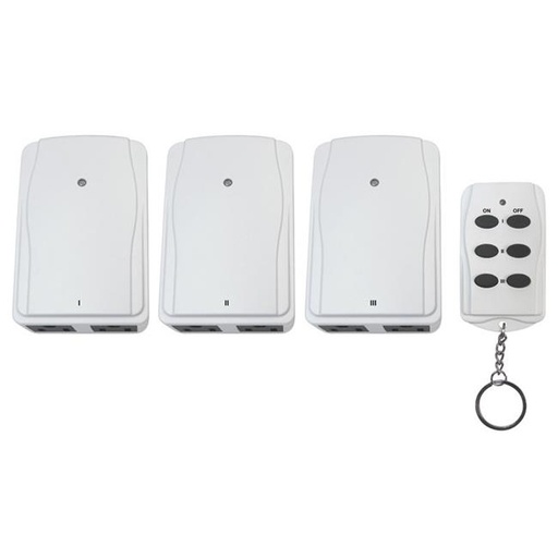 [3001319] WIRELESS REMTE OUTLT 3PK