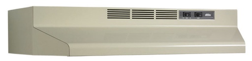 [3004645] Broan 30-Inch Convertible Under-Cabinet Range Hood  160 CFM  Almond