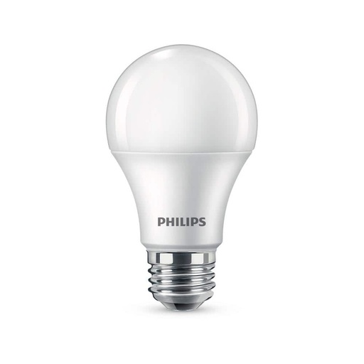 [3014734] Philips A19 E26 (Medium) LED Bulb Daylight 75 Watt Equivalence 4 Pk