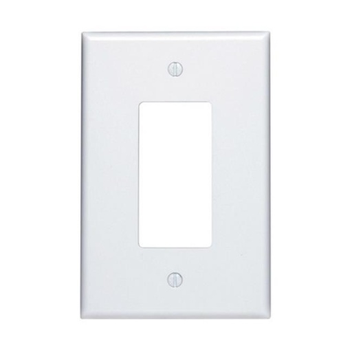 [3162369] Leviton Decora White 1 Gang Thermoset Plastic Decorator Wall Plate 1 Pk