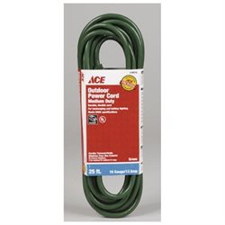 [3188216] Ace Outdoor 25 Ft. L Green Extension Cord 16/3 SJTW