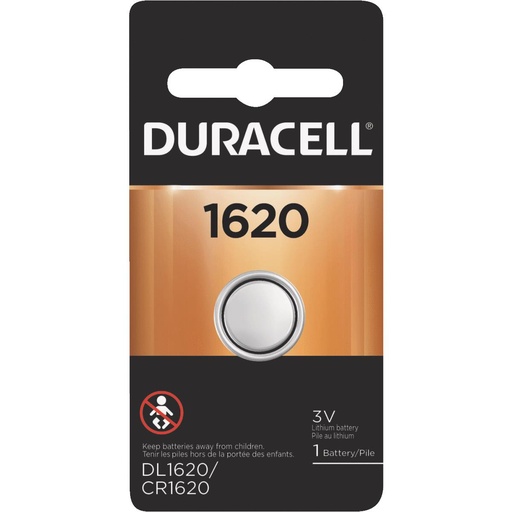 [3193240] Duracell Lithium Coin 1620 3 V 68 MAh Medical Battery 1 Pk