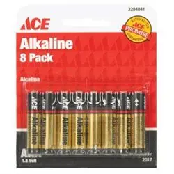 [3284841] 8Pk  AAA  Alkaline Batteries Ace Batteries 4785 082901247852