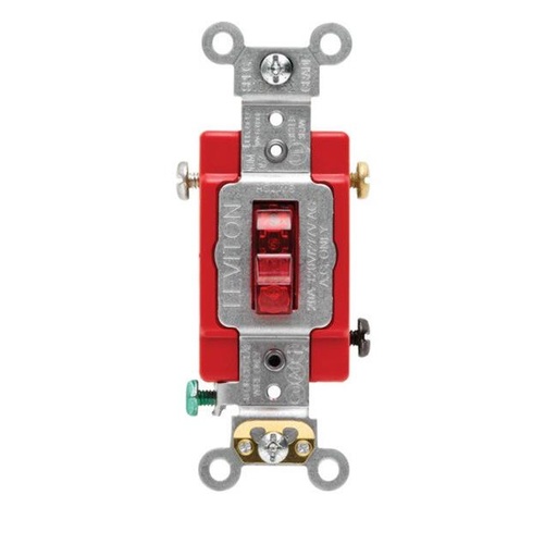 [3370145] RED PILOT LIGHT SWITCH