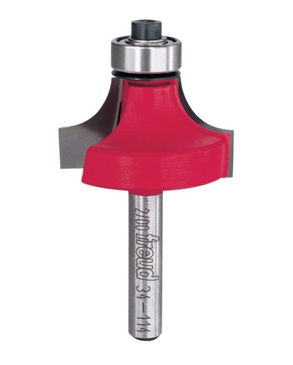 [34114F] Freud 1-3/8 in. D X 3/8 in. X 2-3/16 in. L Carbide Rounding Over Router Bit