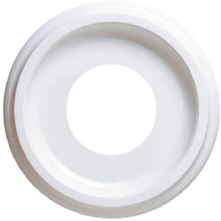 [34740] ROSETTE WHITE 10"