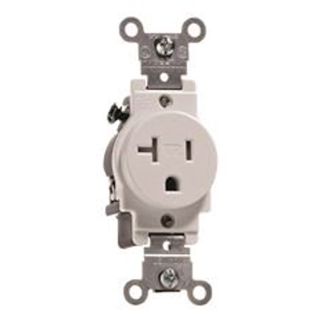 [3494432] 20 Amp 125 V Tamper Resistant Single Outlet/Receptacle, Ivory (1-Pack) T5020-I