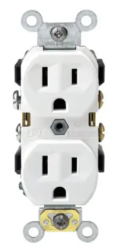 [3500501] DUPLEX RECEPTACLE WHT15A