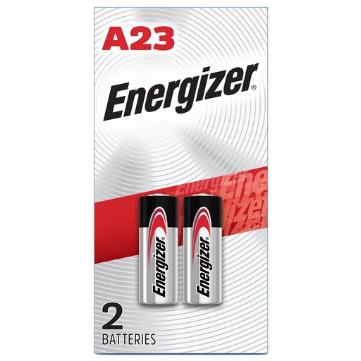 [3537610] Energizer A23 Batteries 2pk - Alkaline Battery: 12V, Household Power Cell