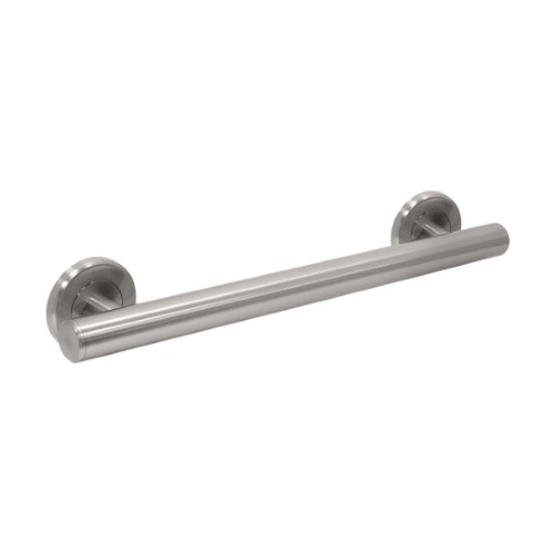 [36601688] Gatco 852 Latitude II 18" Grab Bar Satin Nickel Bathroom Hardware and Accessories Bathroom Safety Equipment Grab Bars