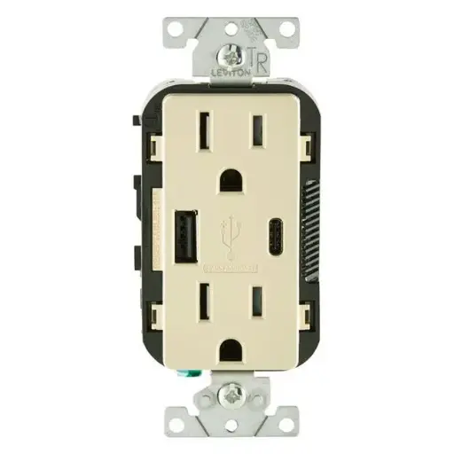 [3894490] USB/DPLX OUTLET 15A IVRY