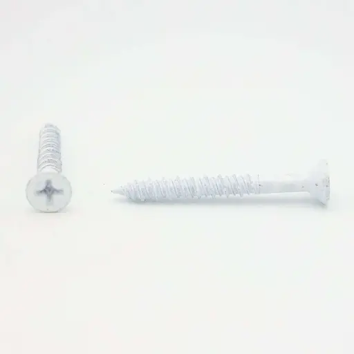 [400003482] TAPCON FLAT WHT. 1/4X5 C100