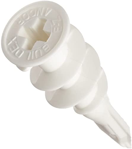 [400005111] 100 EZ Anchor Hollow Wall Anchors - Nylon - Plastic - Buildex 5035902 EZPPL100