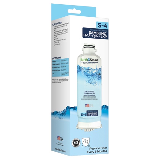 [4005003] EarthSmart S-4 Refrigerator Replacement Filters for Samsung HAFQIN