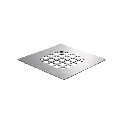 [4010171] Danco 4-1/4 in. Chrome Square Stainless Steel Drain Cover
