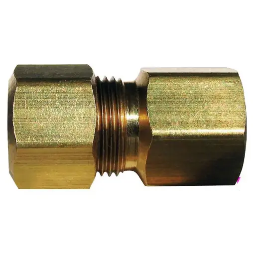 [4016934] 3/8 in. Compression X 1/2 in. D Female Brass Coupling