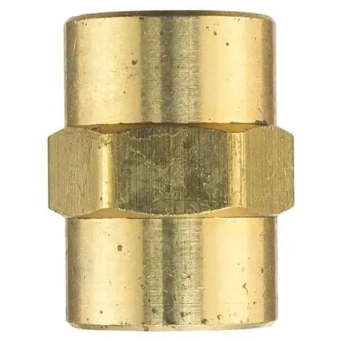 [4017328] 1/4 in. FPT X 1/4 in. D FPT Brass Coupling