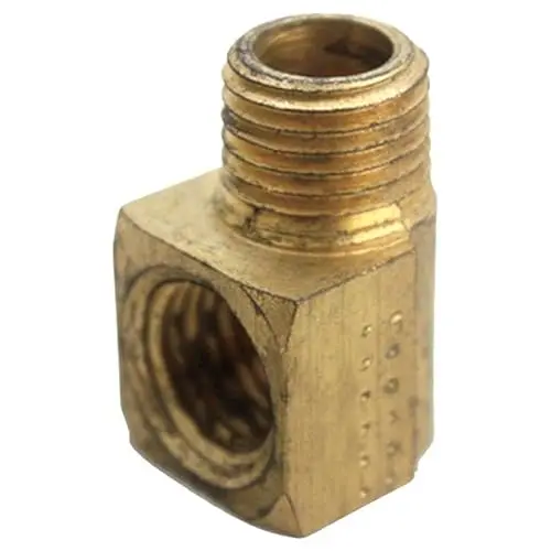 [4017386] 1/4 in. FPT X 1/4 in. D MPT Brass 90 Degree Street Elbow