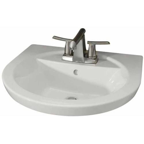 [403004.020] Pedestal Sink Basin,4" Center Hole,White