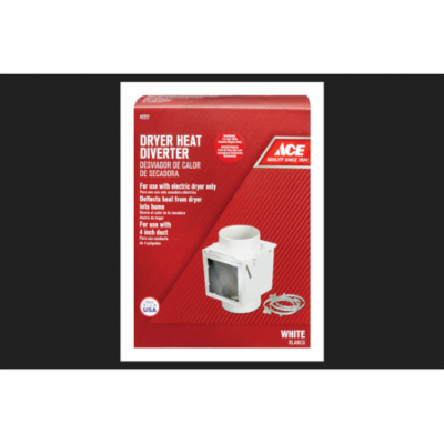 [42227] Ace 4 in. L X 4 in. D White Plastic Heat Diverter