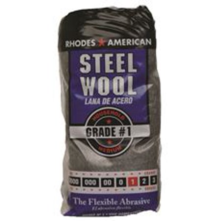 [430000450] STEEL WOOL PADS #1 12PK