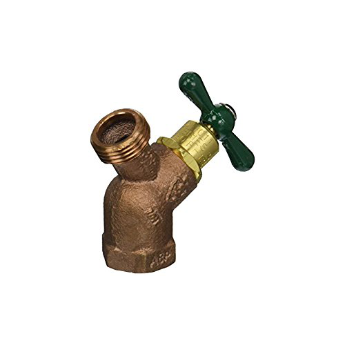 [4329595] Arrowhead 3/4 in. FIP X 3/4 in. MHT Anti-Siphon Brass No-Kink Hose Bibb