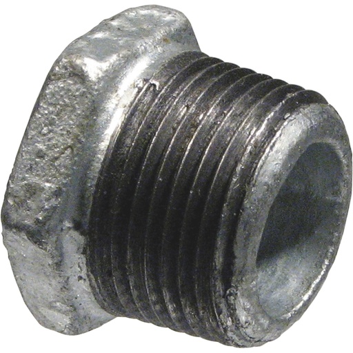 [440008560] 1-1/2 in. X 3/4 in. Galvanized Malleable Iron MPT X FPT Hex Bushing Fitting