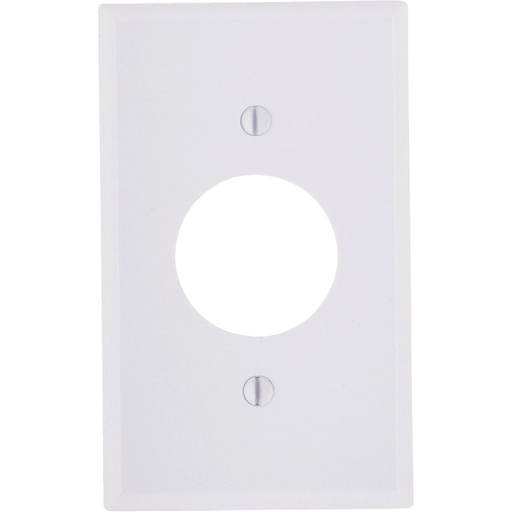 [450010011] Leviton White 1 Gang Plastic Outlet Wall Plate 1 Pack