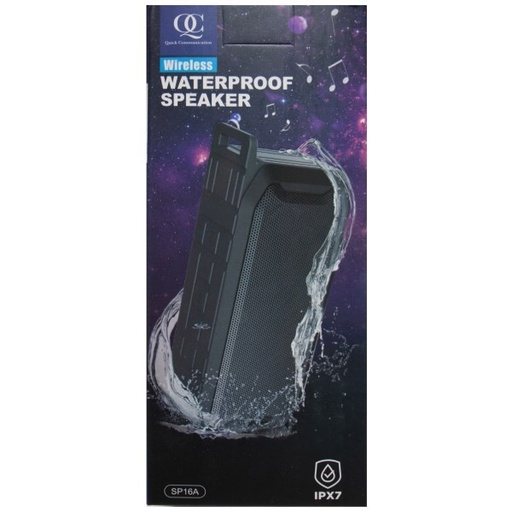 [450016108] Quick Communication Corp.  Waterproof 178514 Wireless Speaker, Black