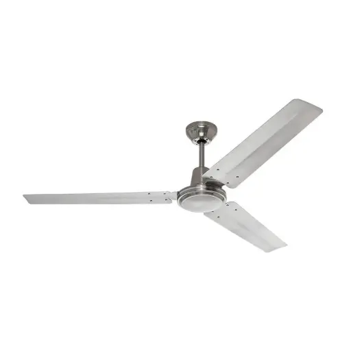 [455007301] Ventilador De Techo Industrial Níquel 56" Con 3 Aspas Reversibles