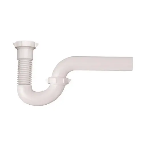 [4692281] Plumb Pak Flex N Fix 1-1/2 - 1-1/4 in. D X 12 in. L Plastic P-Trap